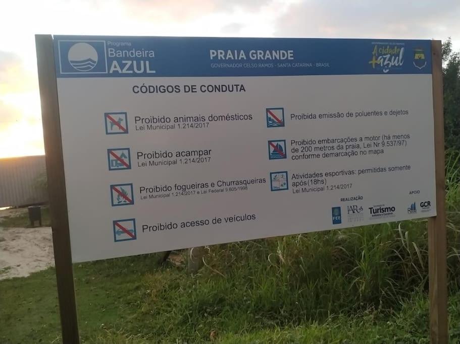 Apto 80M Da Praia Grande Vista Mar! Governador Celso Ramos Exteriér fotografie